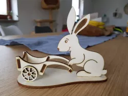 Osterhase Lasercut 