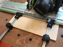 Parallel guides for (Festool) track saw
