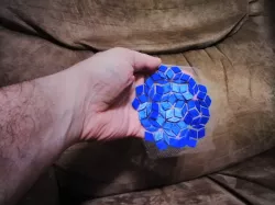 Penrose tiling on fabric