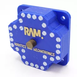 Pneumatic stepper motor: R-90 Bourke engine
