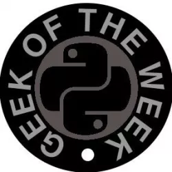 Python Geek Of The Week Award