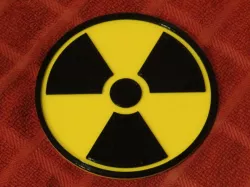 Radiation Symbol Coaster