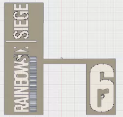 Rainbow Six Siege Logo Template