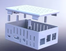 Raspberry Pi 3 Case with UPS PIco