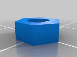 Rc hex adapter for d-slot axles