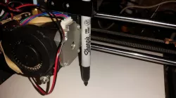 Sharpie bracket for Prusa i3 clones