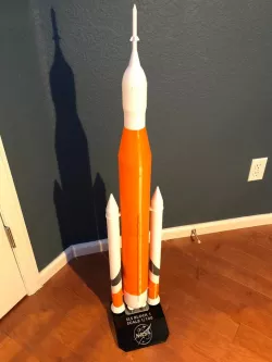SLS Block 1 Crew with Stand