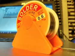 Soldering wire holder