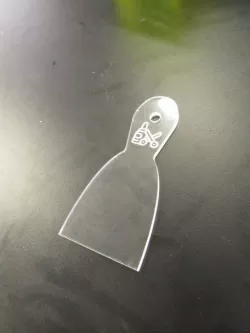 Spatula for laser cut