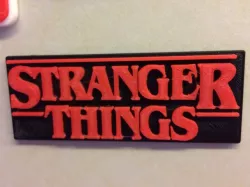Stranger Things Logo Multicoloured