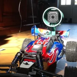 support de TX02 et GoPRO pour LRP S10 Twister
