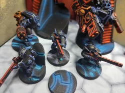 Tau 25mm and 50mm Tron Bases