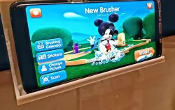 Tooth brushing mobile mount 
