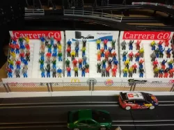 Tribune with people Carrera Go  1:43 scale