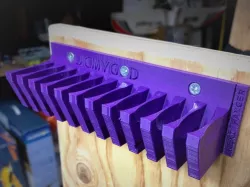 Wrench hanger / holder - wall mount