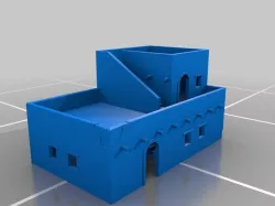 1-87 HO - Large Mud brick dwelling