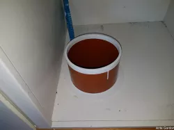 200mm PVC pipe collar / flange / end