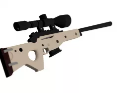 3D Printable Fortnite Bolt-Action Sniper Rifle
