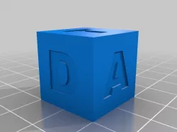 ABCD 20mm Calibration Cube