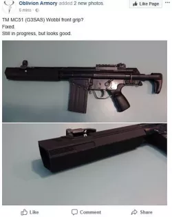 Airsoft G3 Tokyo Marui front grip