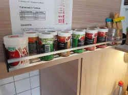 Aluminum Rod Spice Rack