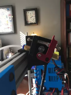 AM8 bowden extruder mount 20 degree off set
