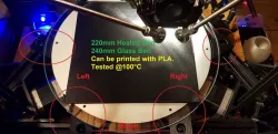 ANYCUBIC Delta/Kossel Plus 220-240mm HeatedBed supports