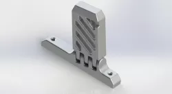 AR-15 Wall Mount with Hinge
