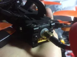 Armattan Rooster backpad with VTX antena + XT60