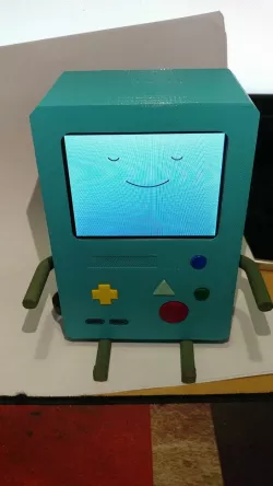 BMO in Adventure time, powered by raspberry pi 3 and google assistant 
