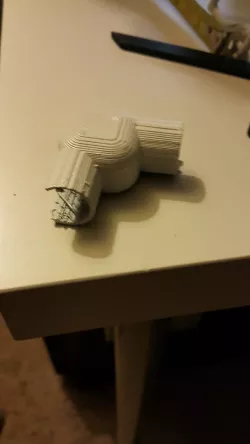 Corner Coupling for Lowes Peel and Stick Audio Cable Tubes