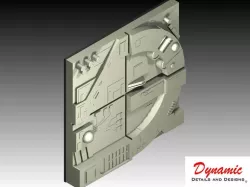Death Star Surface Tile 01F