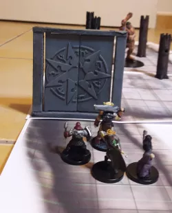 Double Stone Door