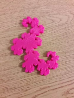 Dragon Fractal Pendant