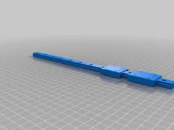 dummy - MGN12H and MGN12C carriages and MGN12 rail - LOWER POLYGON