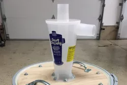 Eagle 1654 lid reinforcements for Dust Deputy