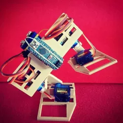Easy Biped walking robot