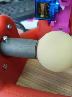 EggBot suction cup holder enlonged for table tennis's ball with sources