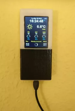ESP8266 Weather Station with 2.2" TFT Screen (WiFi)