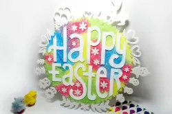 Happy Easter decor