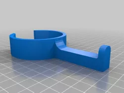 Headphone holder clamp for Ikea Bekant desks
