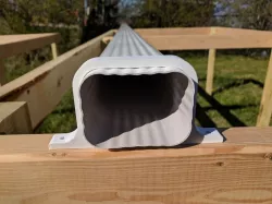 Hydroponic NFT Downspout Horizontal Bracket