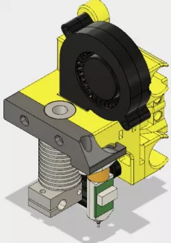 HyperCube Evo IGUS bearing parts, and BLTouch