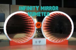INFINITY MIRROR VU METER MUSIC EQUALIZER
