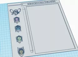 Kingdom Death Monster Survivor Board Sliders