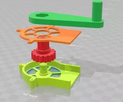 Kurbel für Rollo / Crank for Roller bind