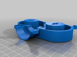 Nerf Mastodon flywheel cage for Zeus wheels