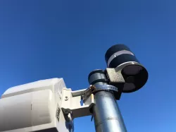Netatmo wind gauge pole mount