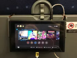 Nintendo Switch hanger(mount) for plane & train folding table!