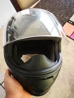 Nose protection for motorcicle helmet ( joe rocket)